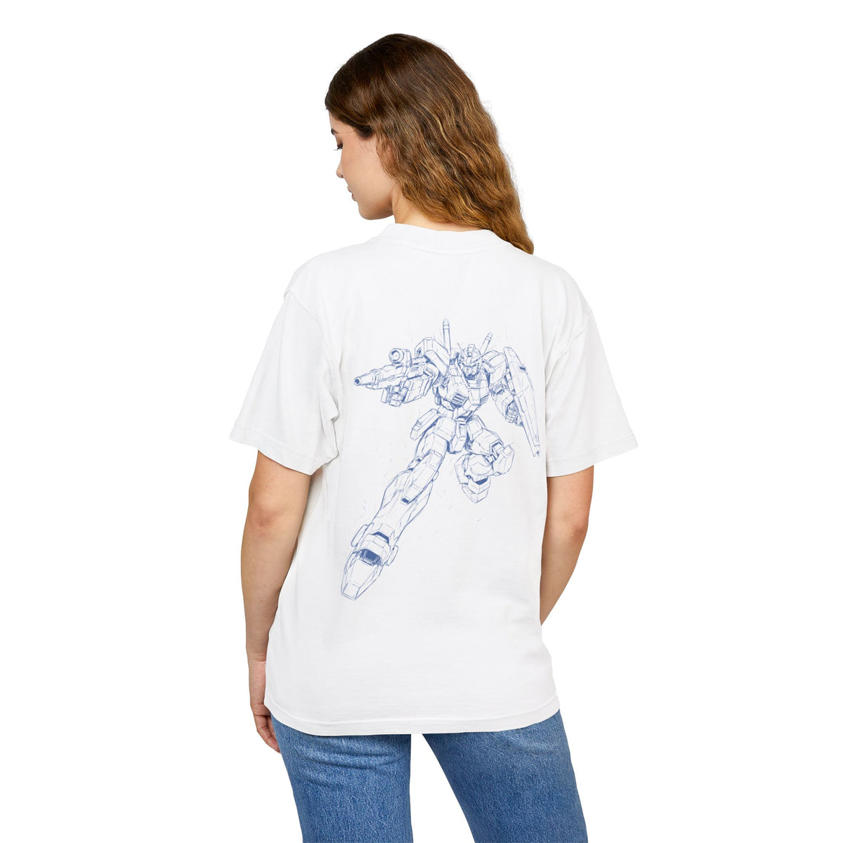 Gundam Azure Sketch Cotton Shirt