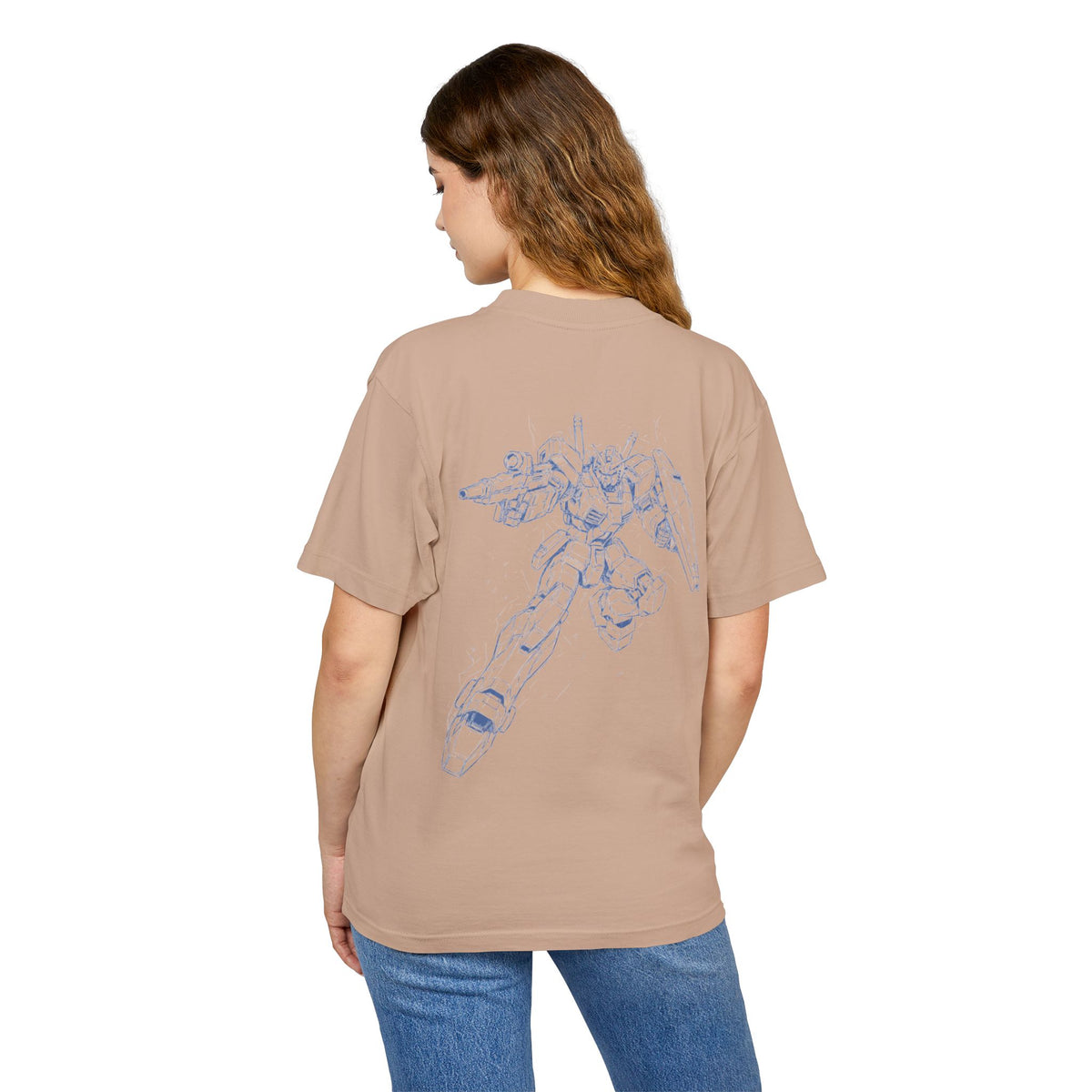 Gundam Azure Sketch Cotton Shirt