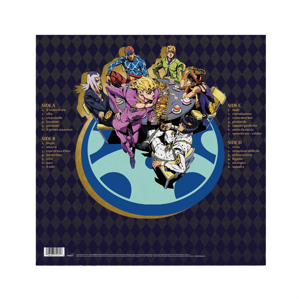 JoJo's Bizarre Adventure: Golden Wind LP Vinyl Record