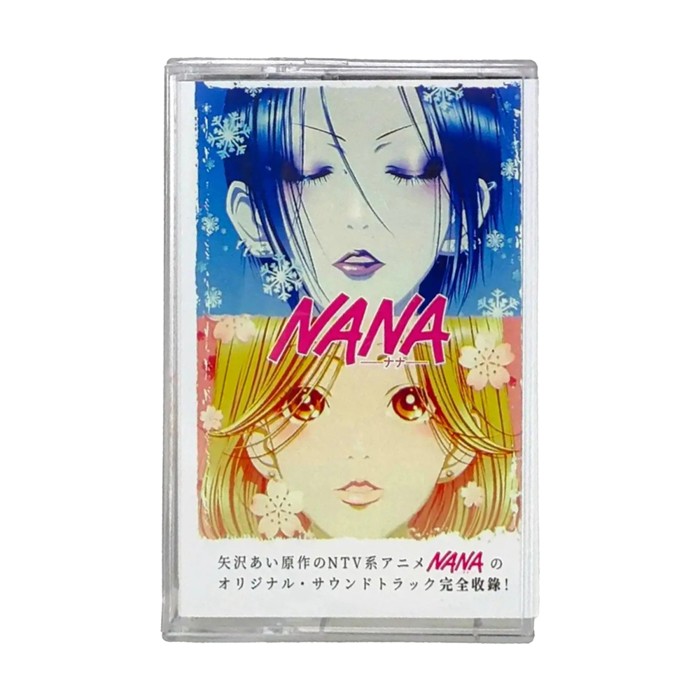 Cassette tape with 'Nana' anime cover featuring both Nanas on it.