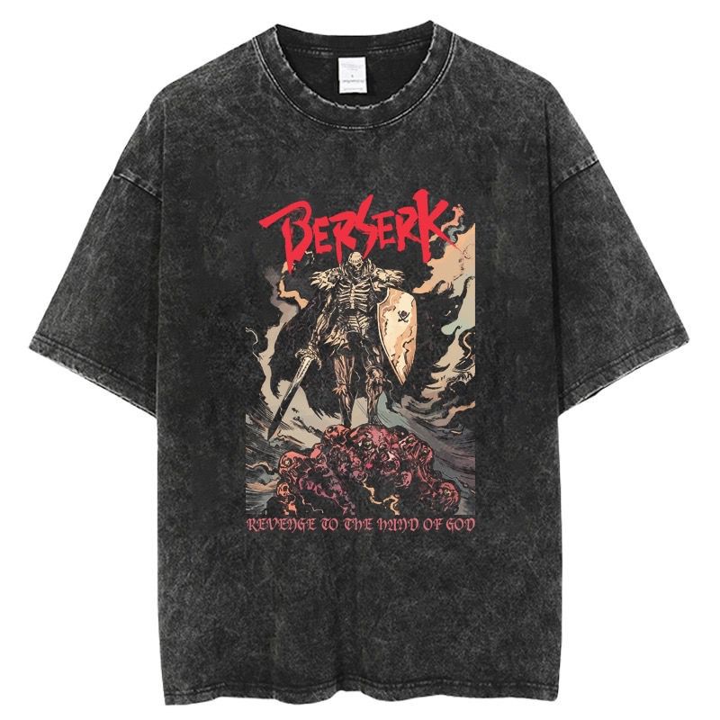 Berserk Skull Knight Vintage Wash T-Shirt