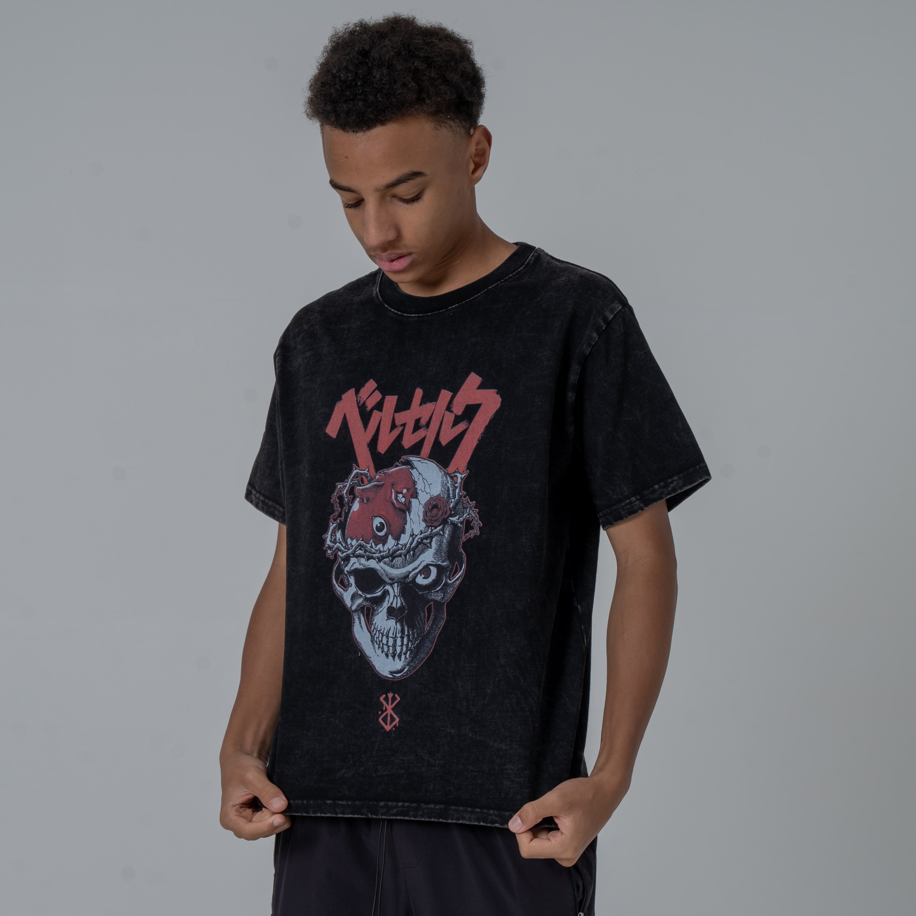 Berserk Skull Graphic T-Shirt