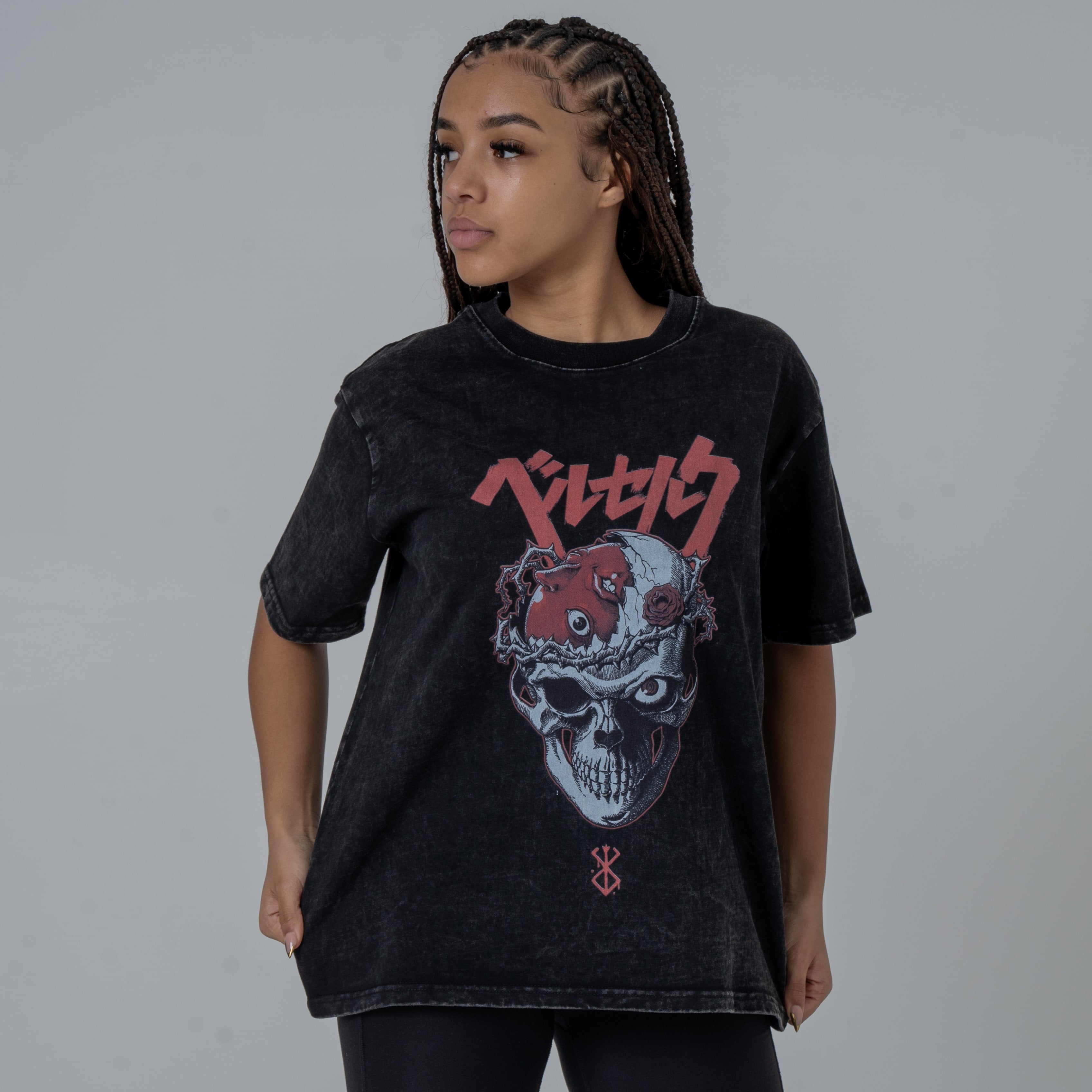 Berserk Skull Graphic T-Shirt