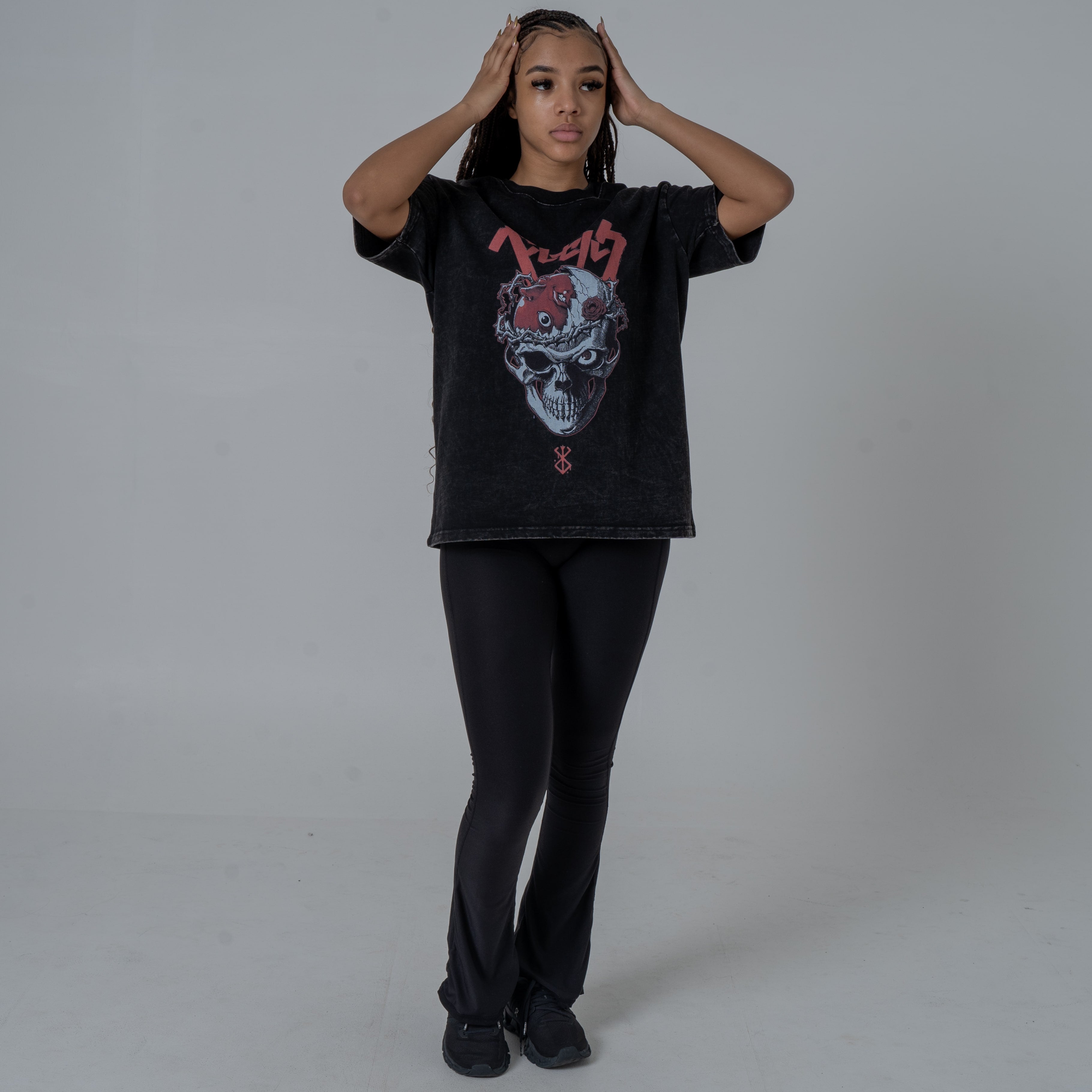 Berserk Skull Graphic T-Shirt