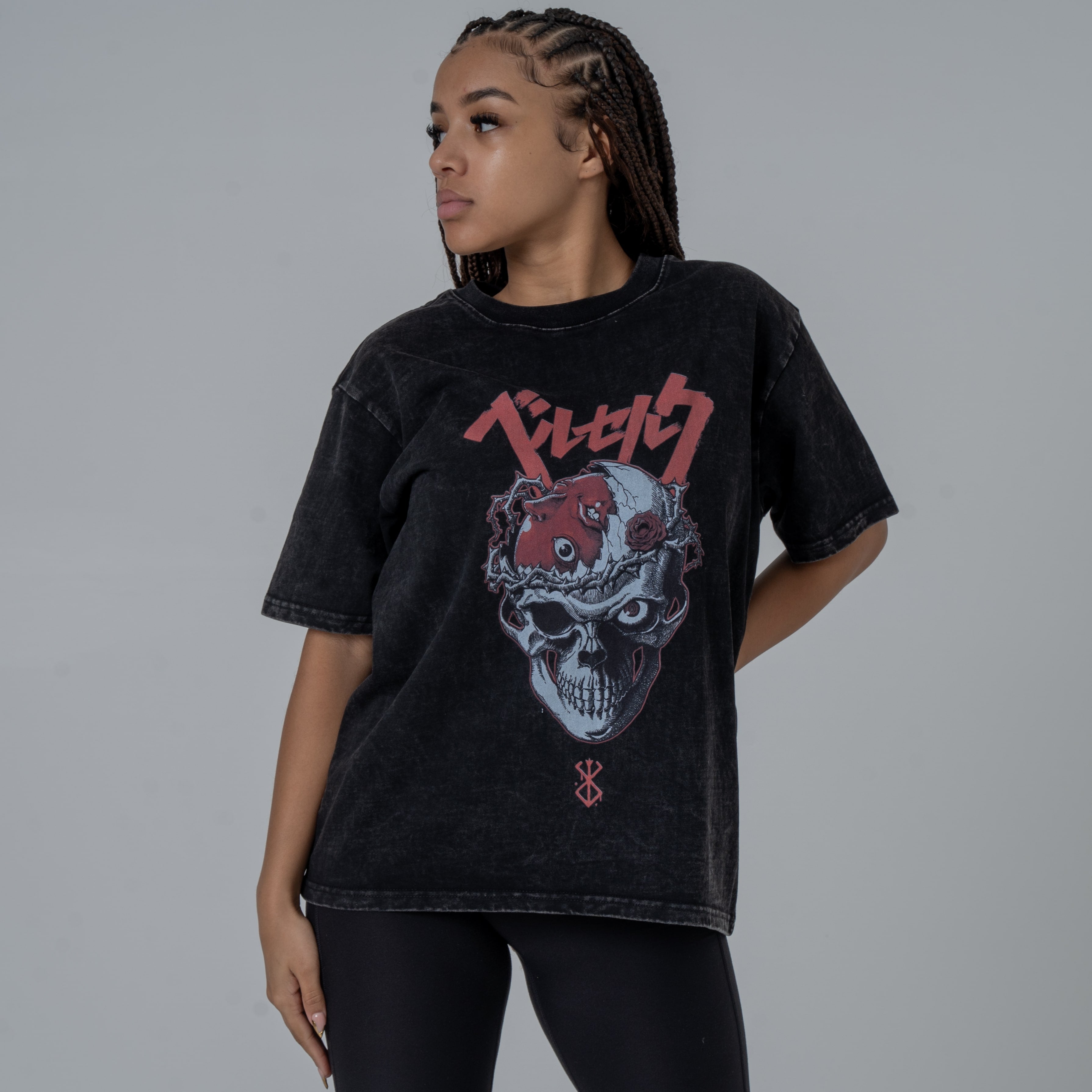 Berserk Skull Graphic T-Shirt
