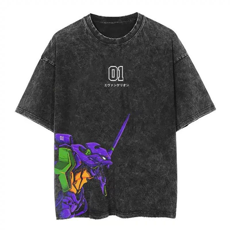 Evangelion Unit-01 Vintage Wash T-Shirt