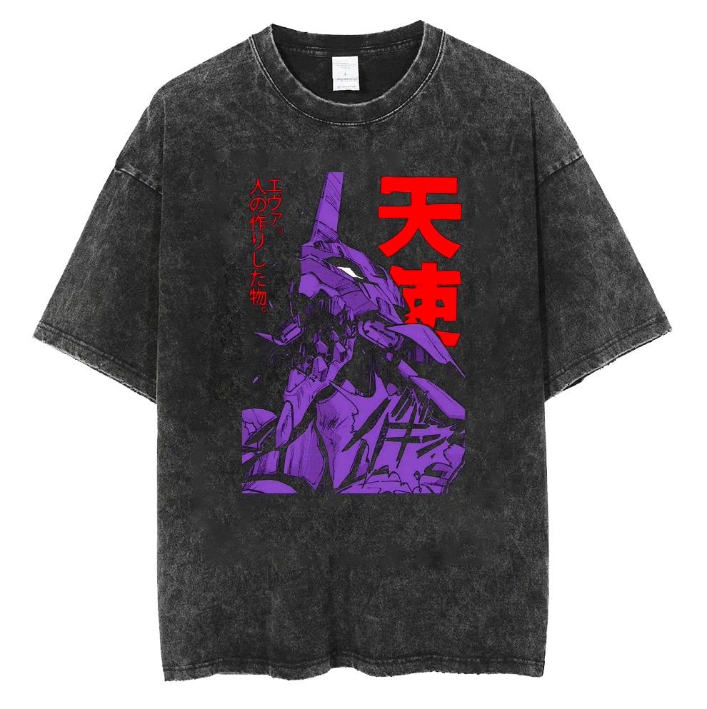 Evangelion Unit-01 Roar Vintage Wash T-Shirt