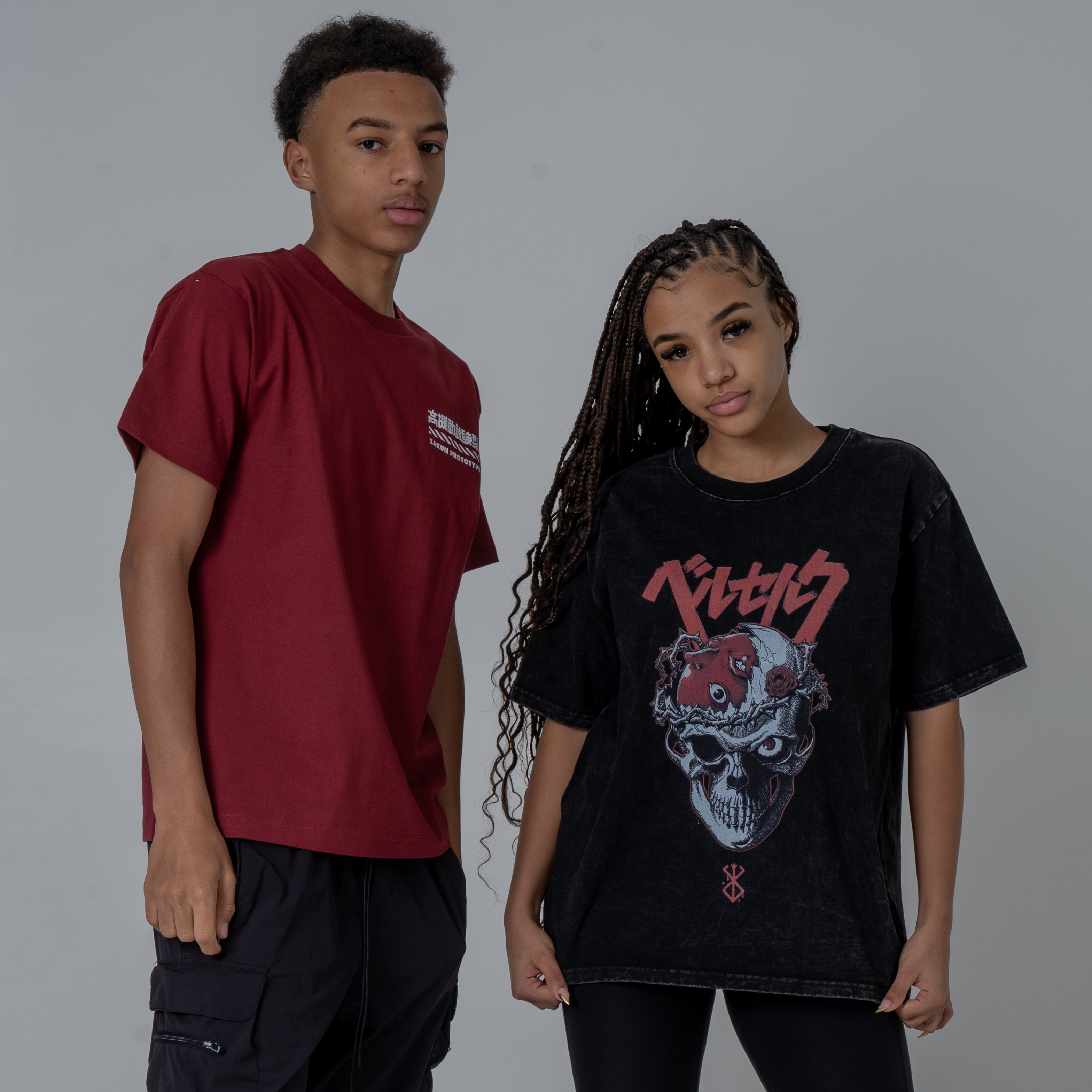 Berserk Skull Graphic T-Shirt