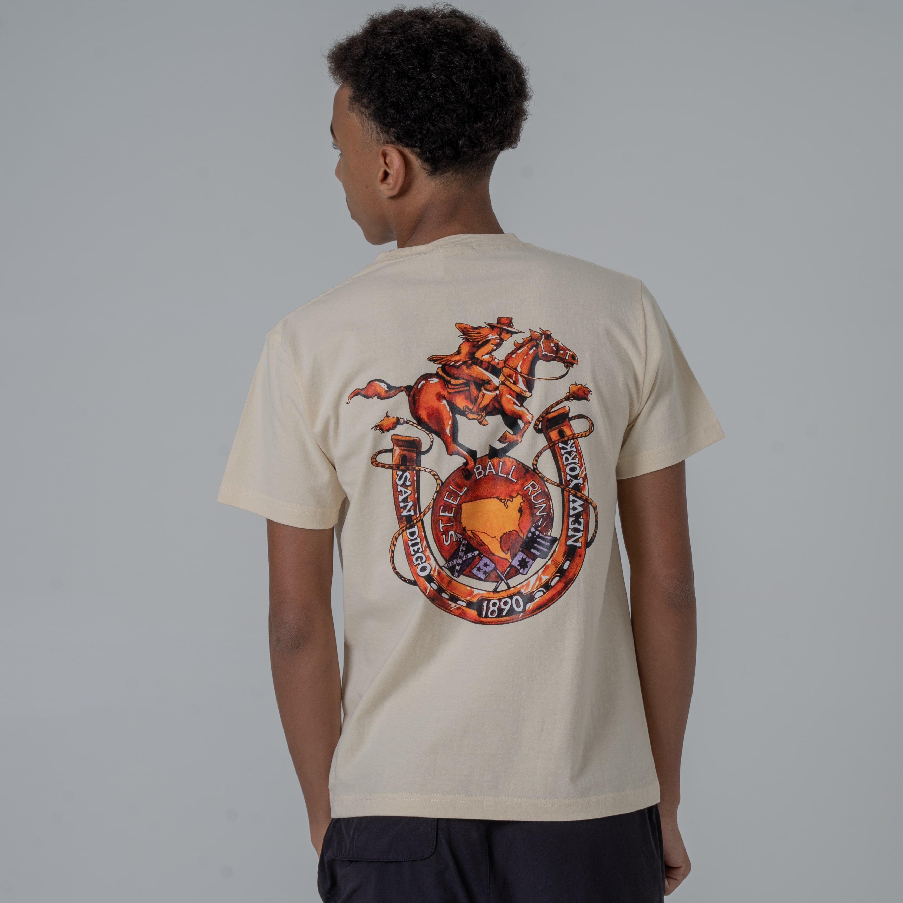 JoJo’s Bizarre Adventure Gyro Zeppeli Cotton T-Shirt