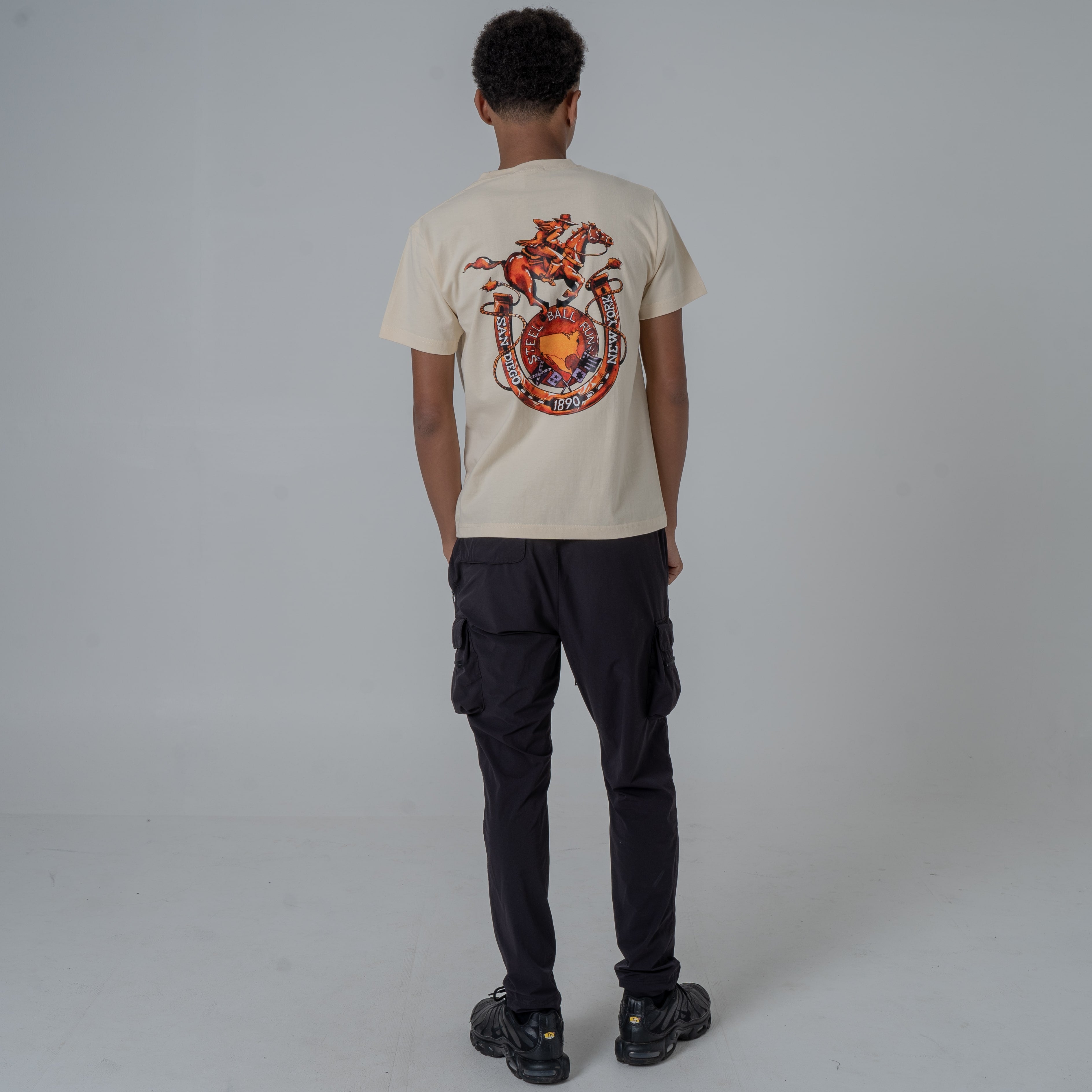 JoJo’s Bizarre Adventure Gyro Zeppeli Cotton T-Shirt