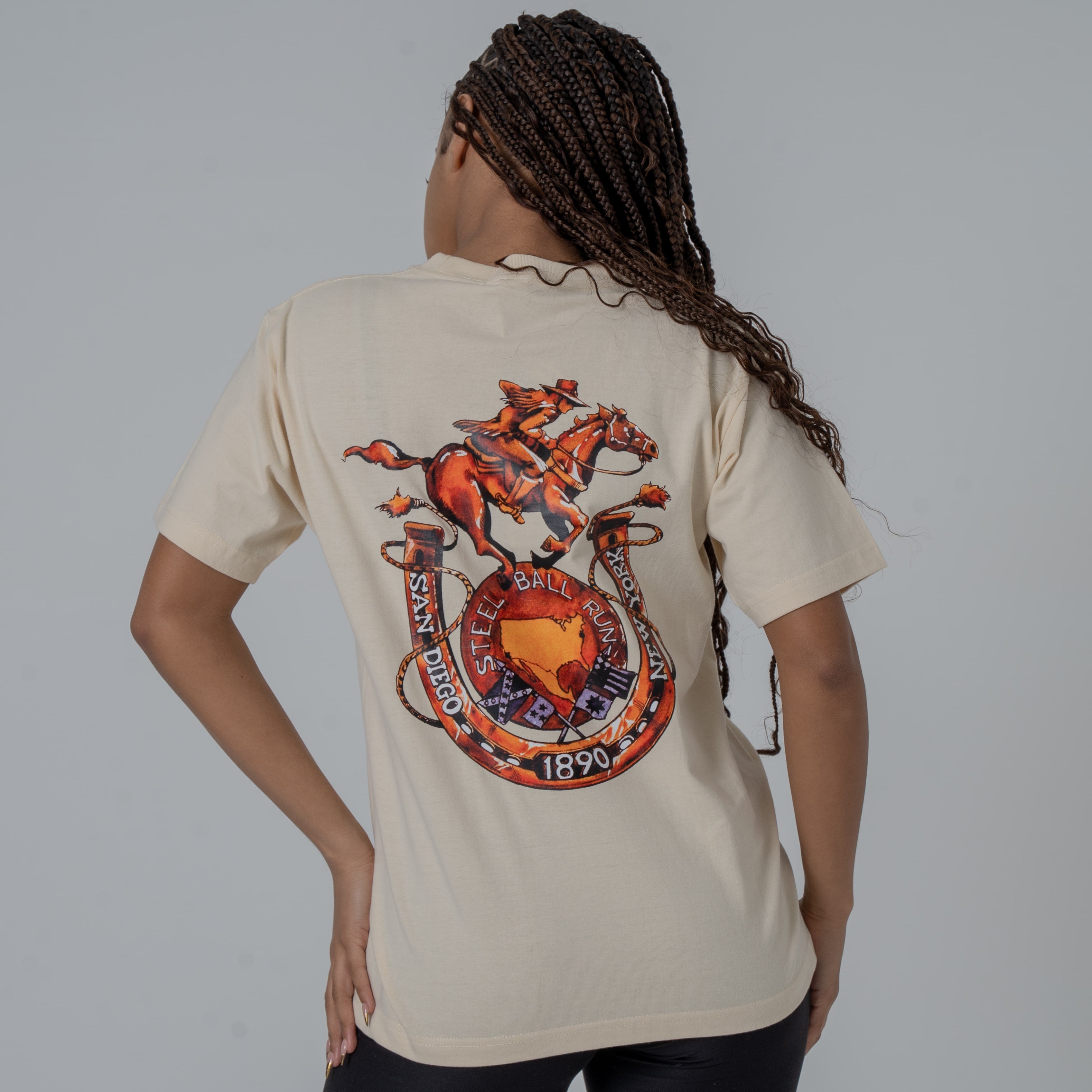 JoJo’s Bizarre Adventure Gyro Zeppeli Cotton T-Shirt