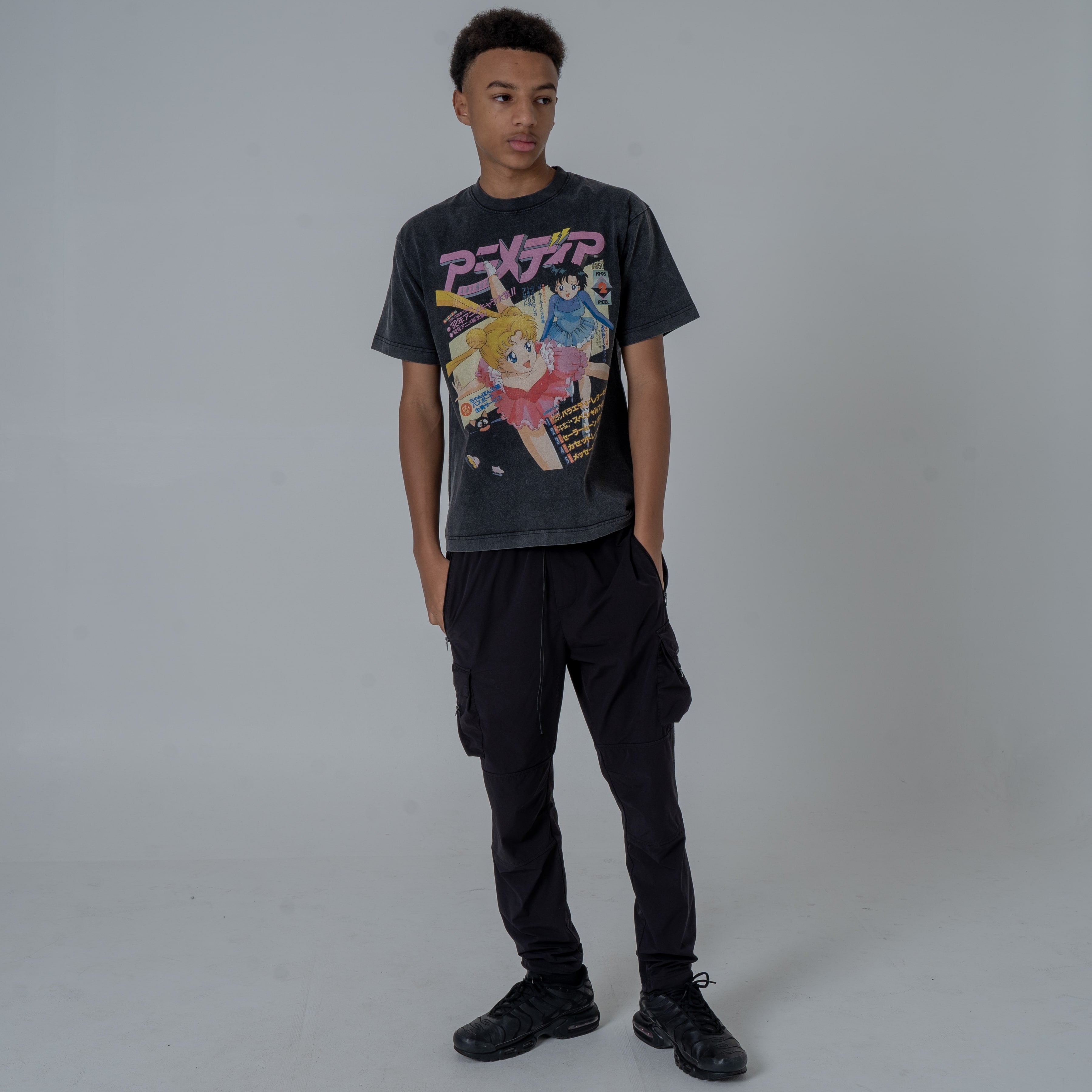 Sailor Moon AniMedia Skating Vintage Wash T-Shirt