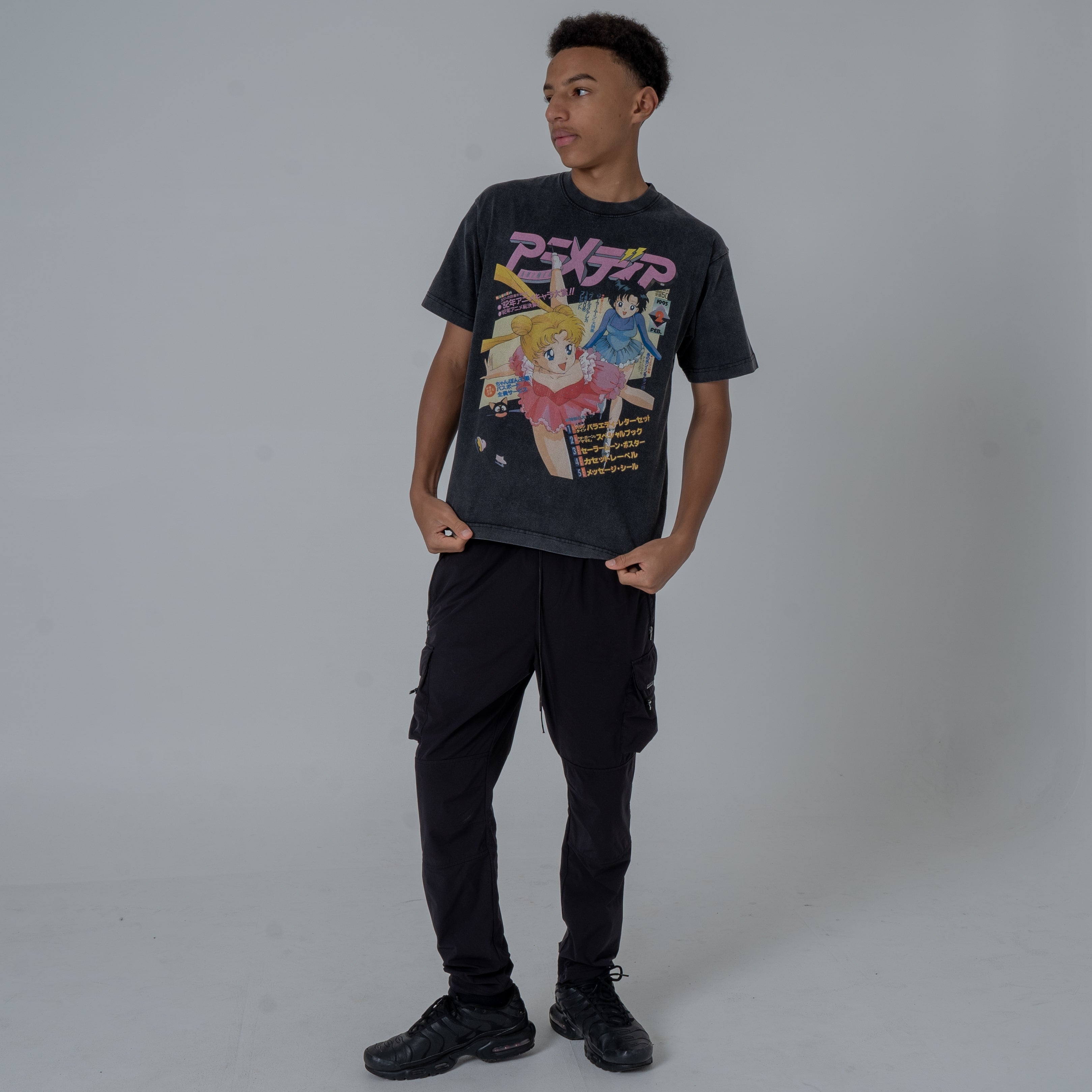 Sailor Moon AniMedia Skating Vintage Wash T-Shirt