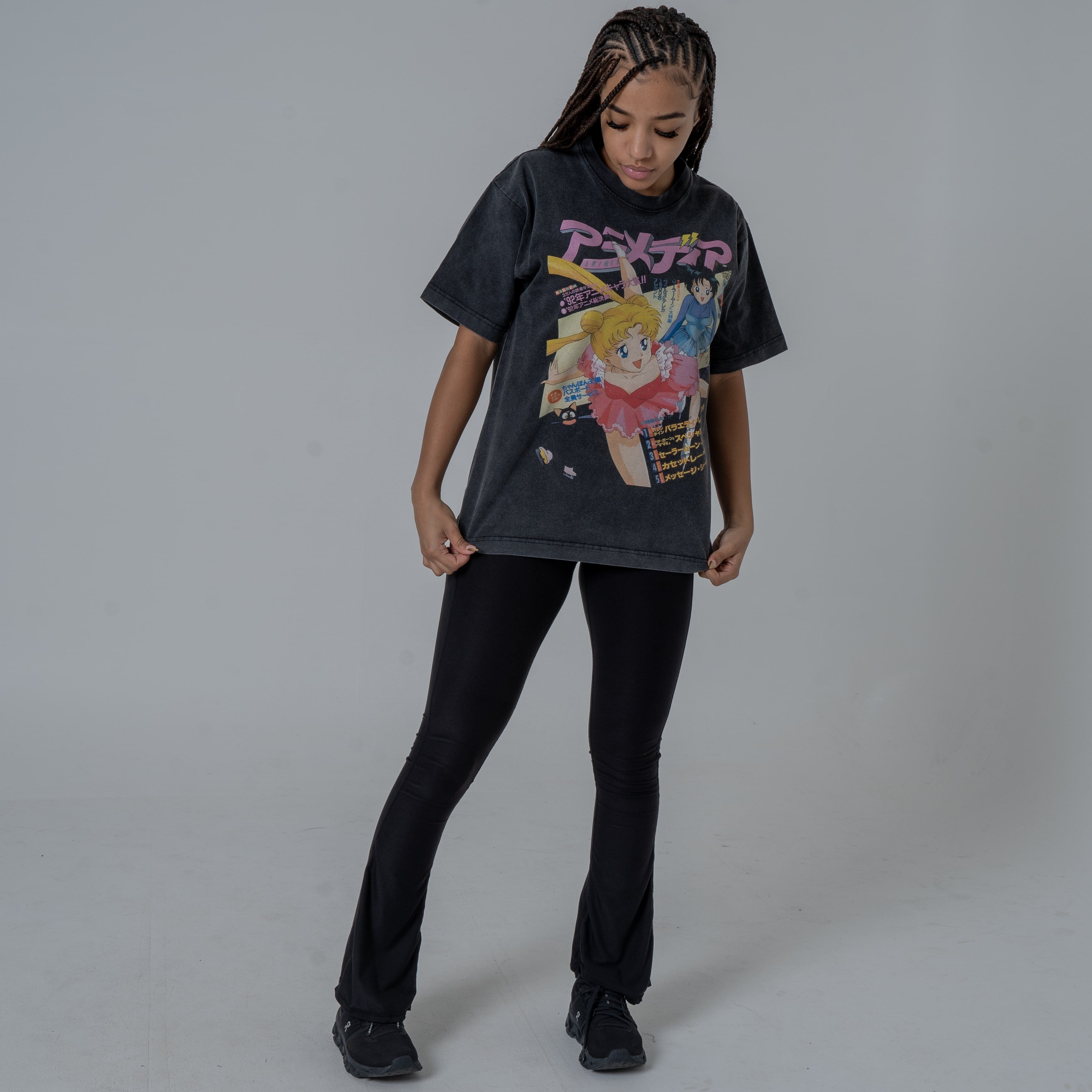 Sailor Moon AniMedia Skating Vintage Wash T-Shirt