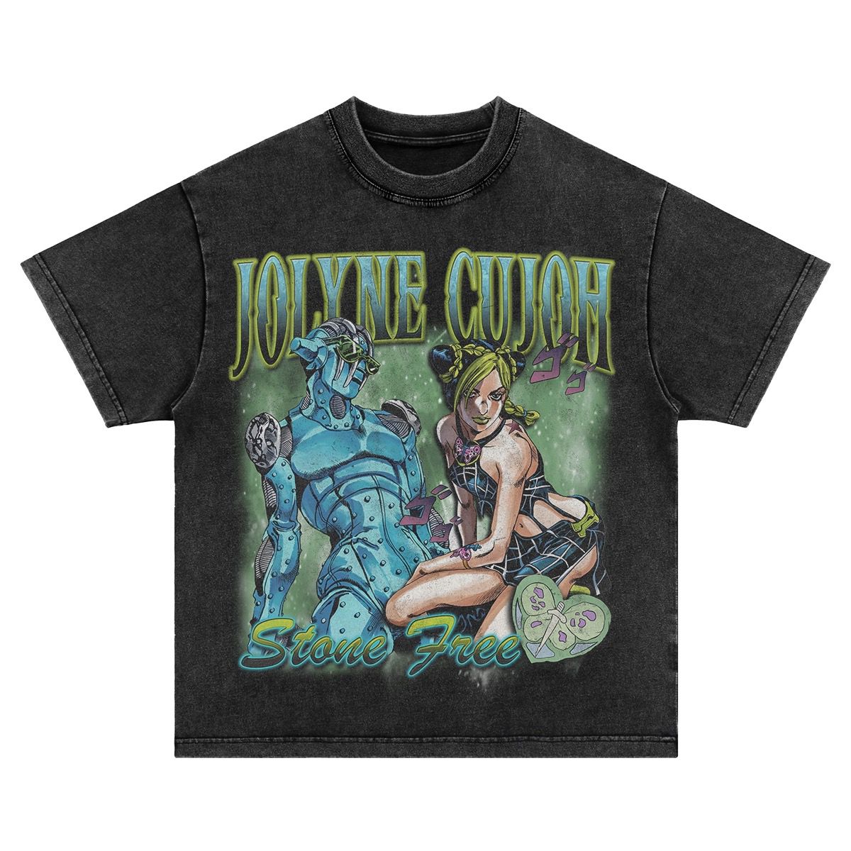 JoJo’s Bizarre Adventure Jolyne Cujoh Vintage Wash T-Shirt