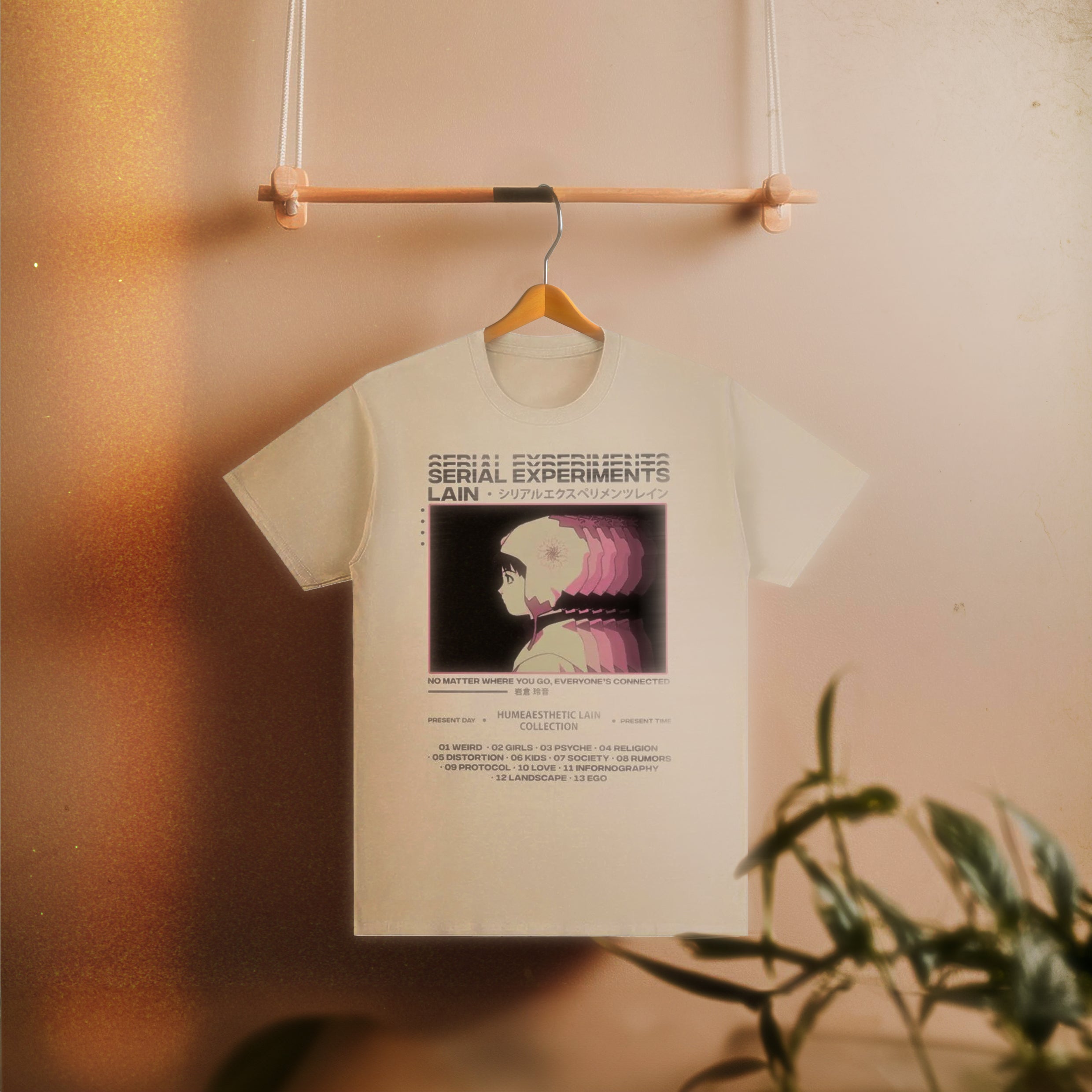 Serial Experiments Lain “Everyone’s Connected” T-Shirt - The AniStore