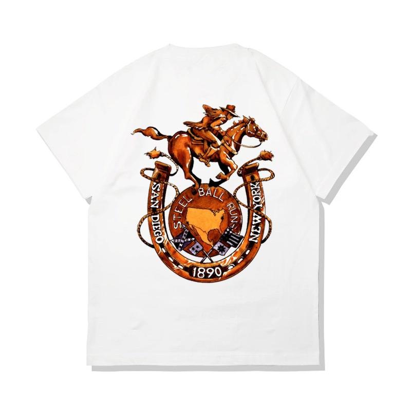 JoJo’s Bizarre Adventure Gyro Zeppeli Cotton T-Shirt