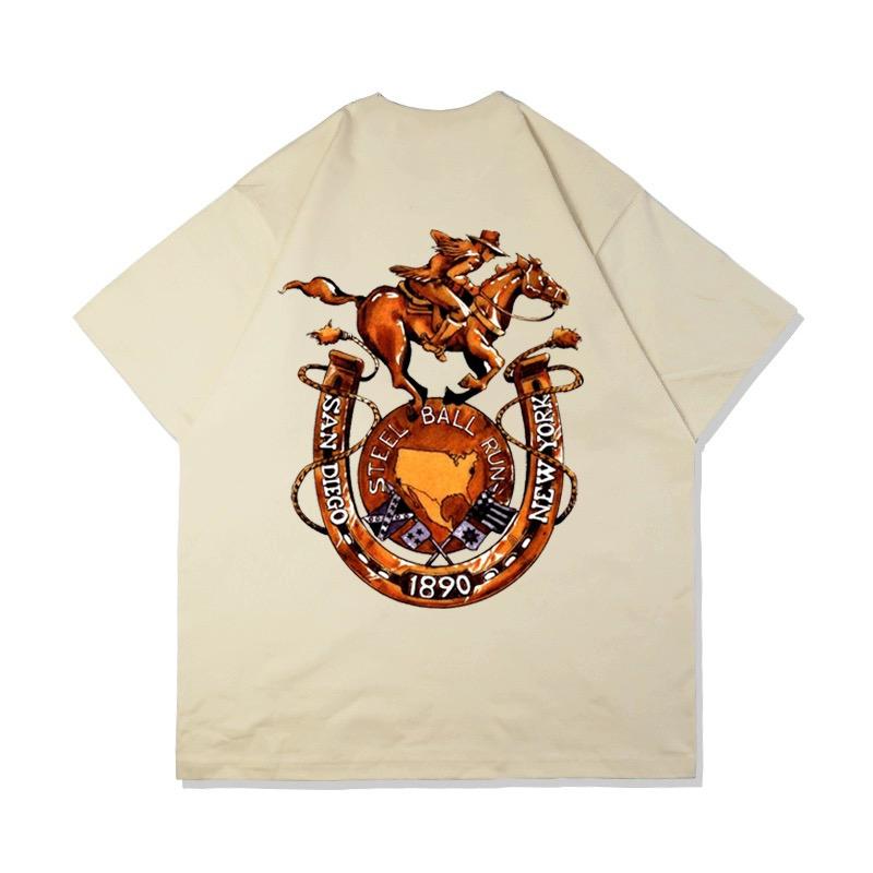 JoJo’s Bizarre Adventure Gyro Zeppeli Cotton T-Shirt