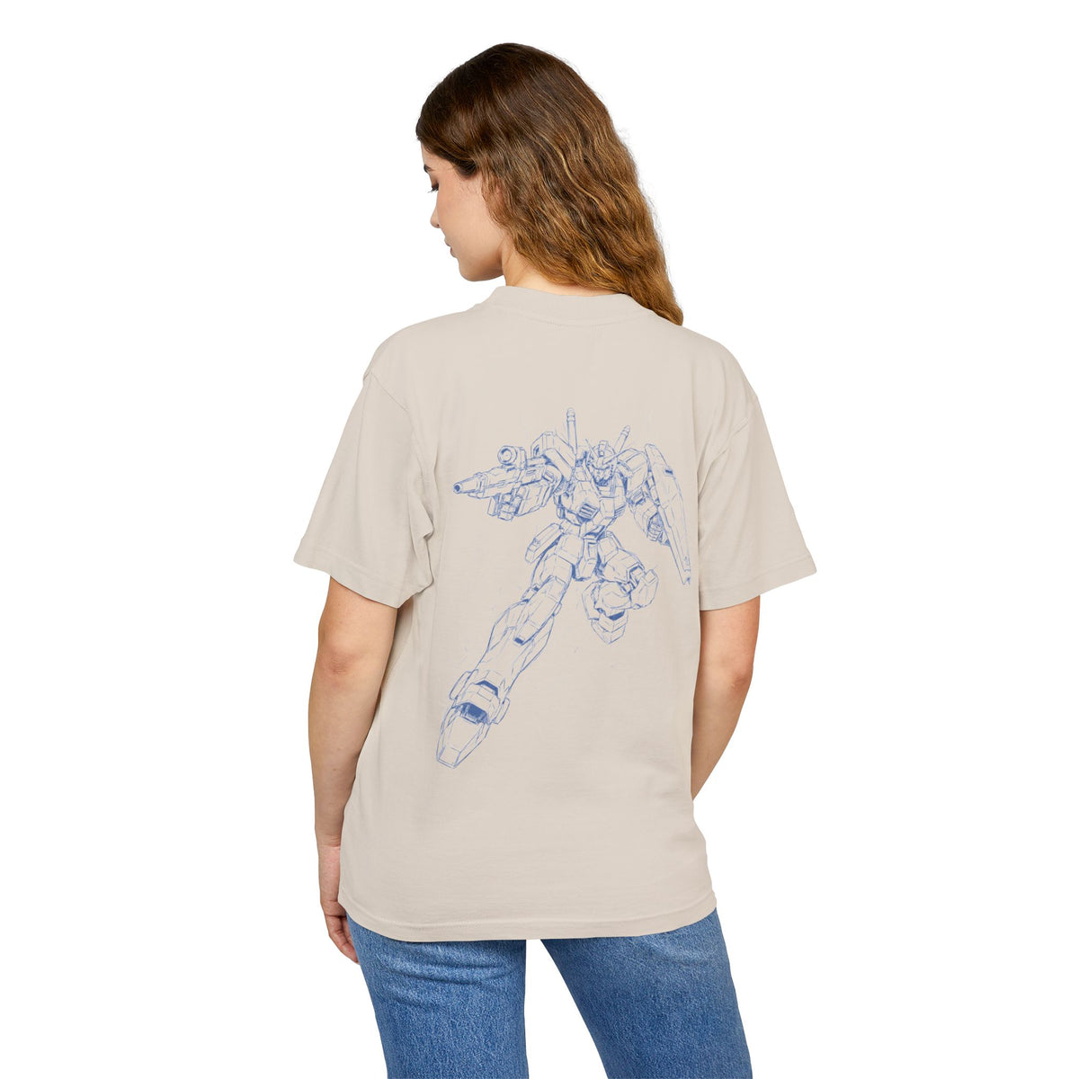 Gundam Azure Sketch Cotton Shirt