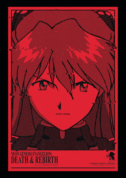 Neon Genesis Evangelion Asuka Adhesive Poster - The AniStore