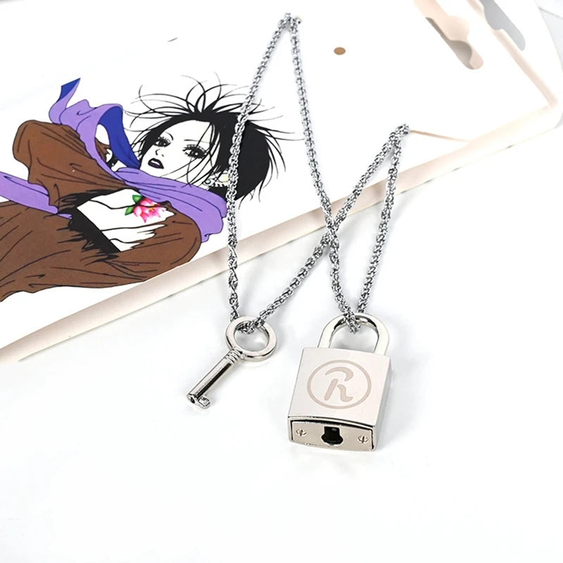 NANA Lover’s Key & Lock Necklace Set - The AniStore