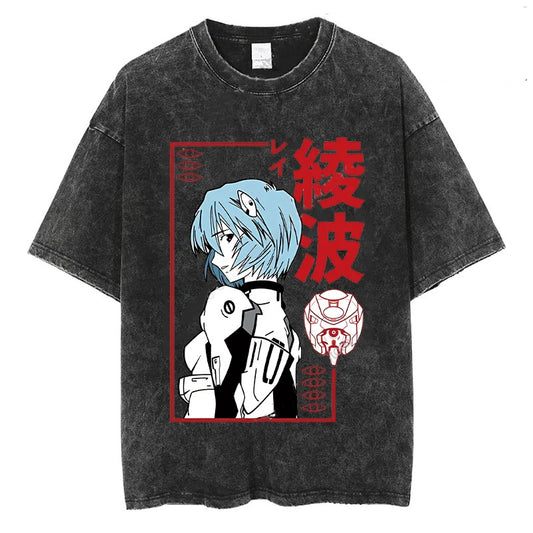 Neon Genesis Evangelion Rei Ayanami Vintage T-Shirt