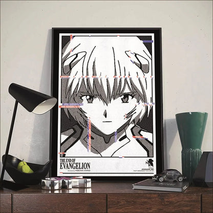 Neon Genesis Evangelion Rei Adhesive Poster - The AniStore