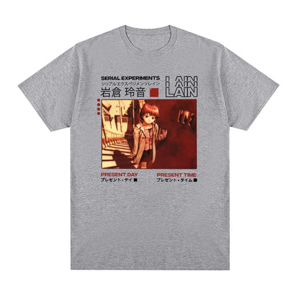 Serial Experiments Lain Cotton T-Shirt - The AniStore