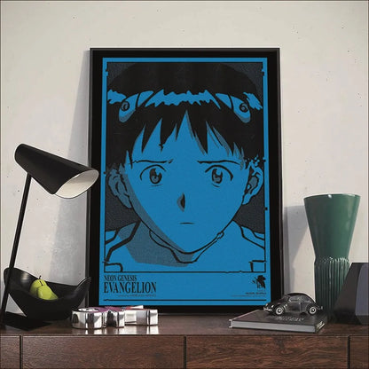 Neon Genesis Evangelion Shinji Adhesive Poster - The AniStore