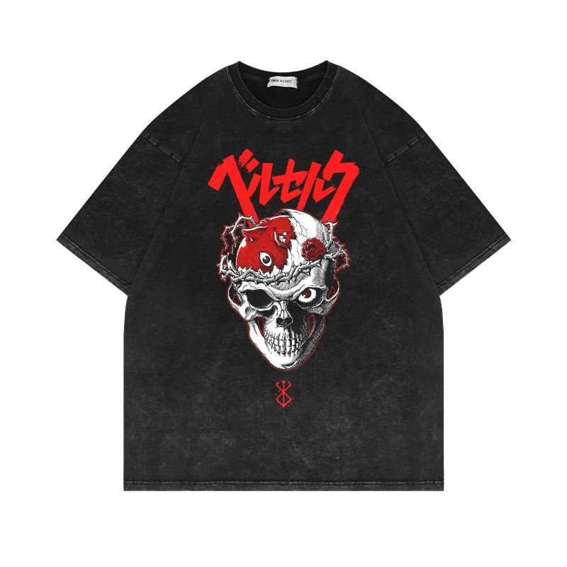 Berserk Skull Graphic T-Shirt