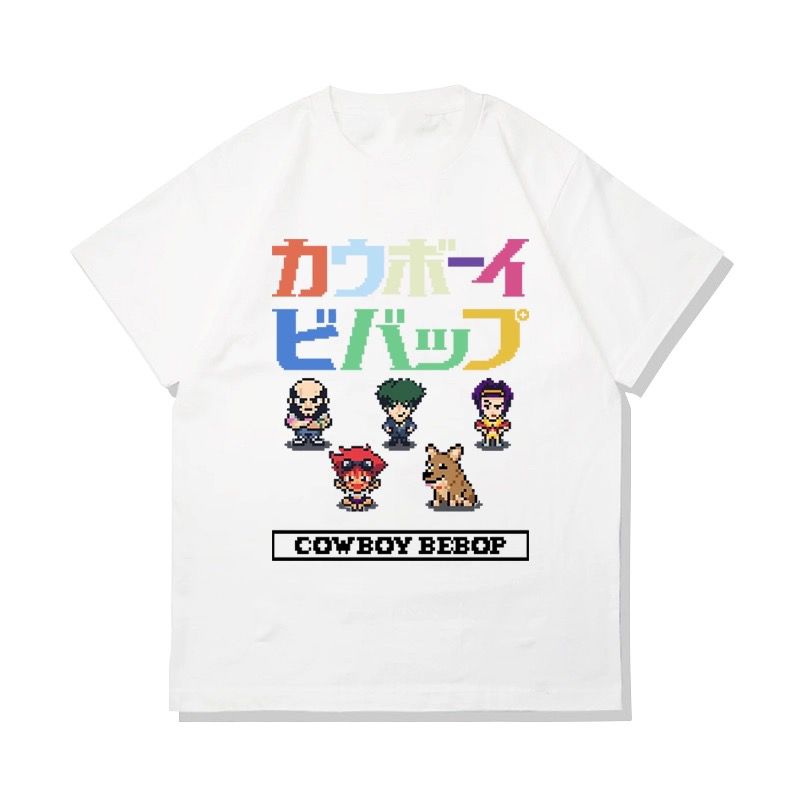 Cowboy Bebop 8-Bit Crew Cotton Tee