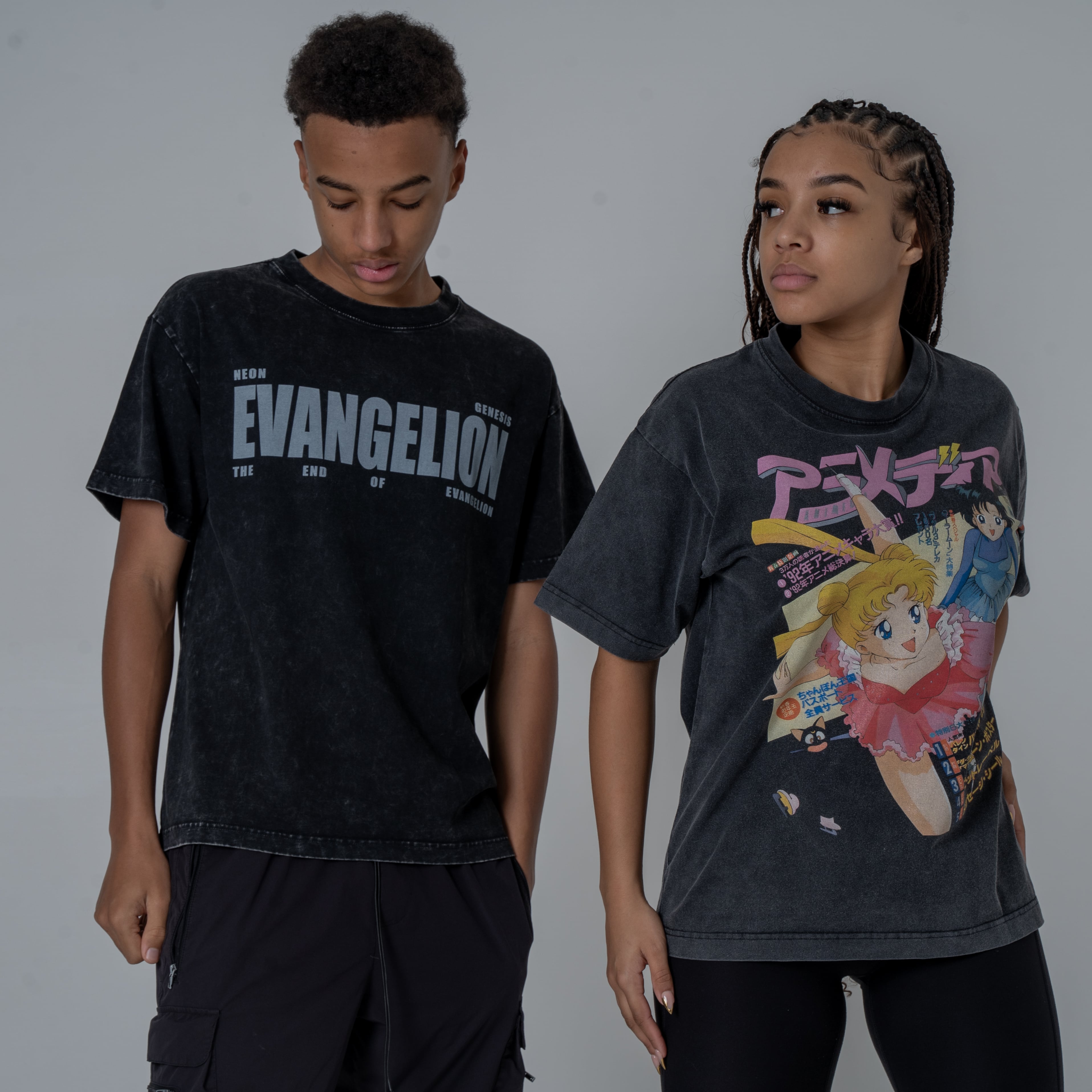 Sailor Moon AniMedia Skating Vintage Wash T-Shirt