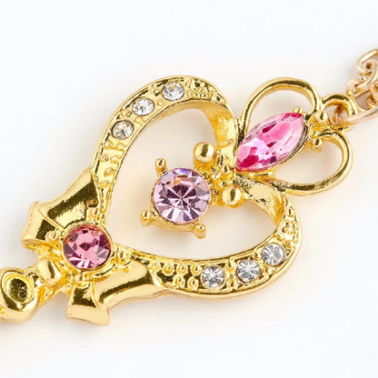 Sailor Moon Love Crown Magic Key Necklace - The AniStore