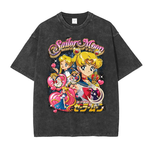 Sailor Moon Vintage Oversized T-Shirt - The AniStore